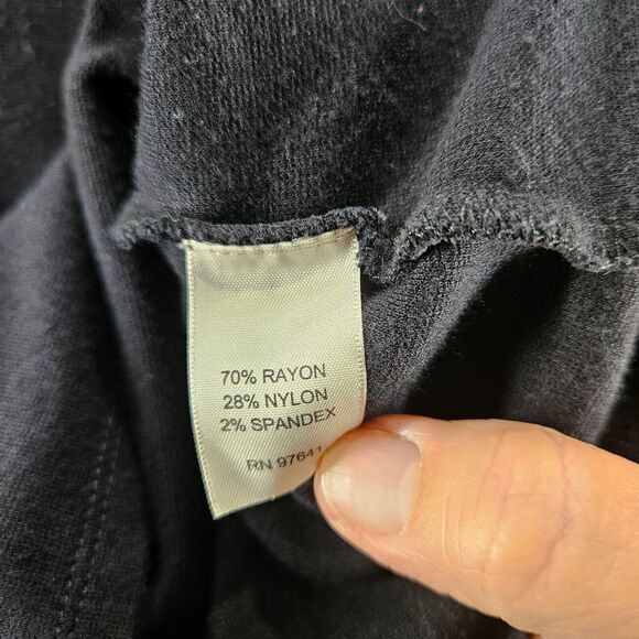 J. Jill Womens Sweater Black Size Large Rayon Blend Button Close Long Sleeve - Picture 7 of 12